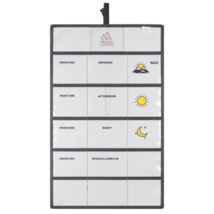 ARKVAL Max - Leather Medicine Organiser (15 Pockets)